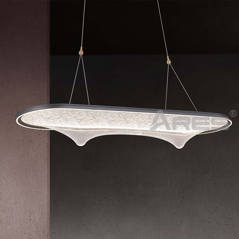 Modern Minimalist Pendant Lamp Circular Design Decor Living Room Bedroom Temperature Adjustment LED Pendant Lamp AD2819