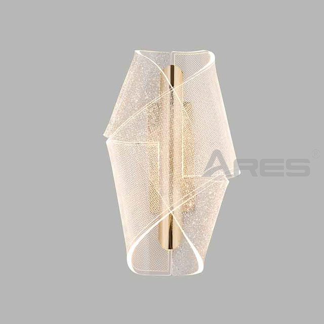 Modern Design LED Acrylic Wall Lamp with Warm White Light for Living Room & Bedroom Decor B055