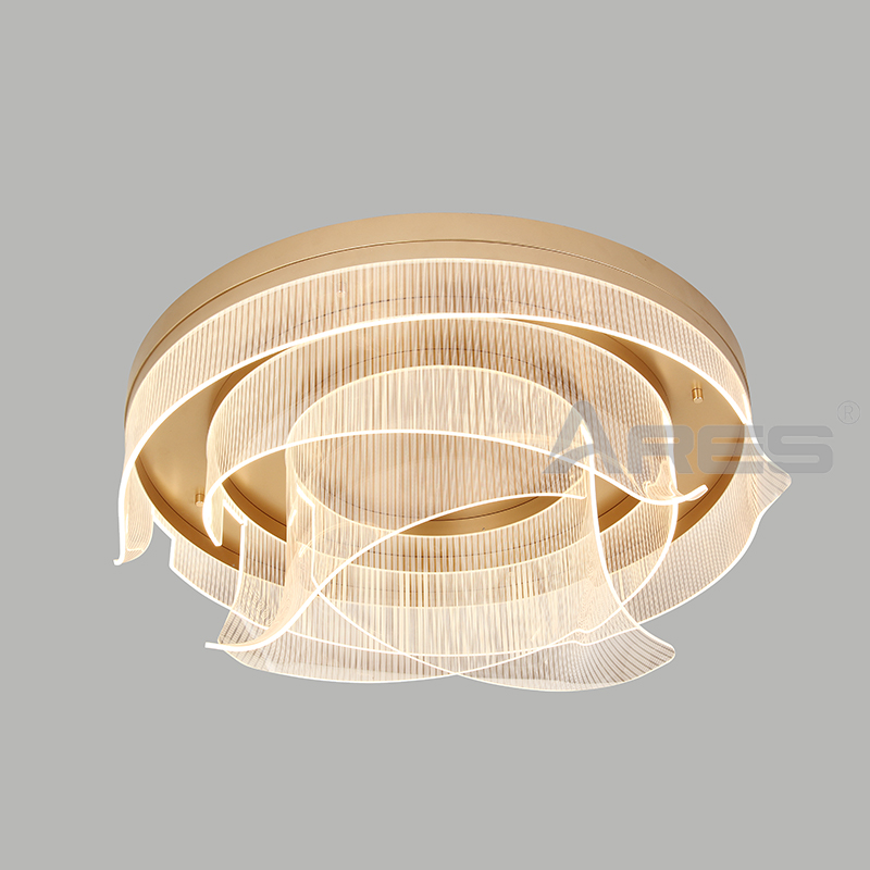 Crystal Ring LED Pendant Light for Grand Dining Room A2231