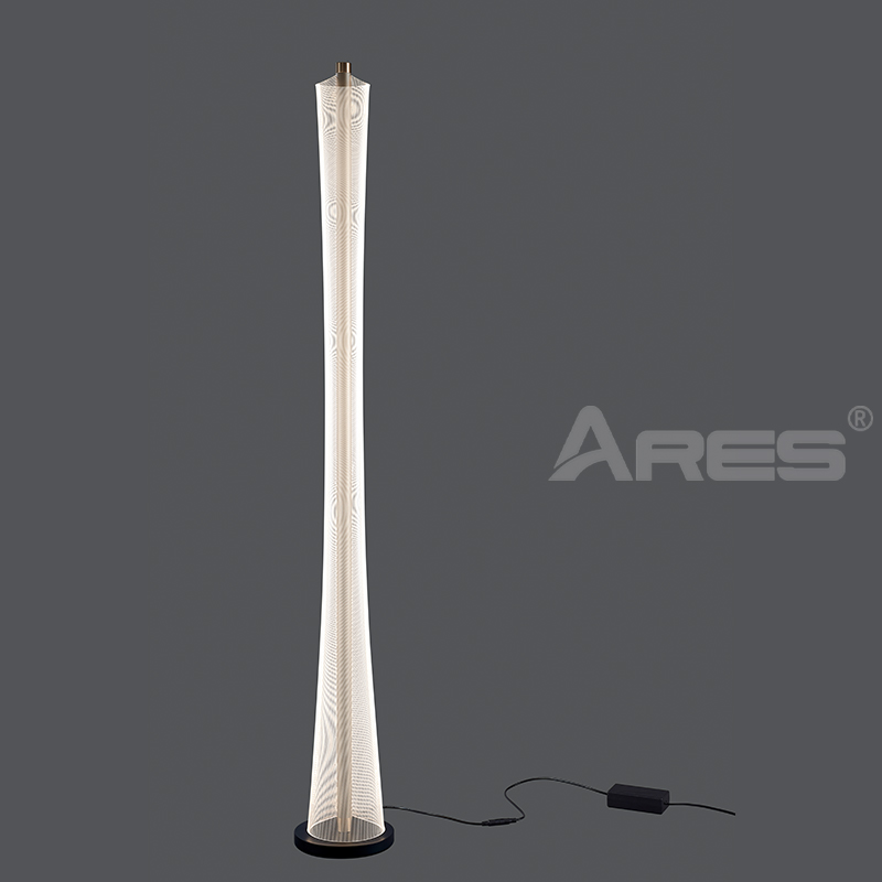 AL2813 Minimalist Vertical Bedroom Led Acrylic Floor Lamp for Living Room Decor
