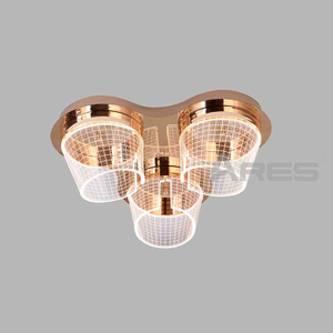 Modern Customized Luxury Creative Metal Decorative Lamps Hotel Dining Living Room Ceiling Pendant Light Acrylic Led Chandeliers A2909-58