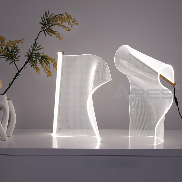 AT2253 Minimalist WaveTable Lamp/Floor Lamp for Living Room TV Wall 