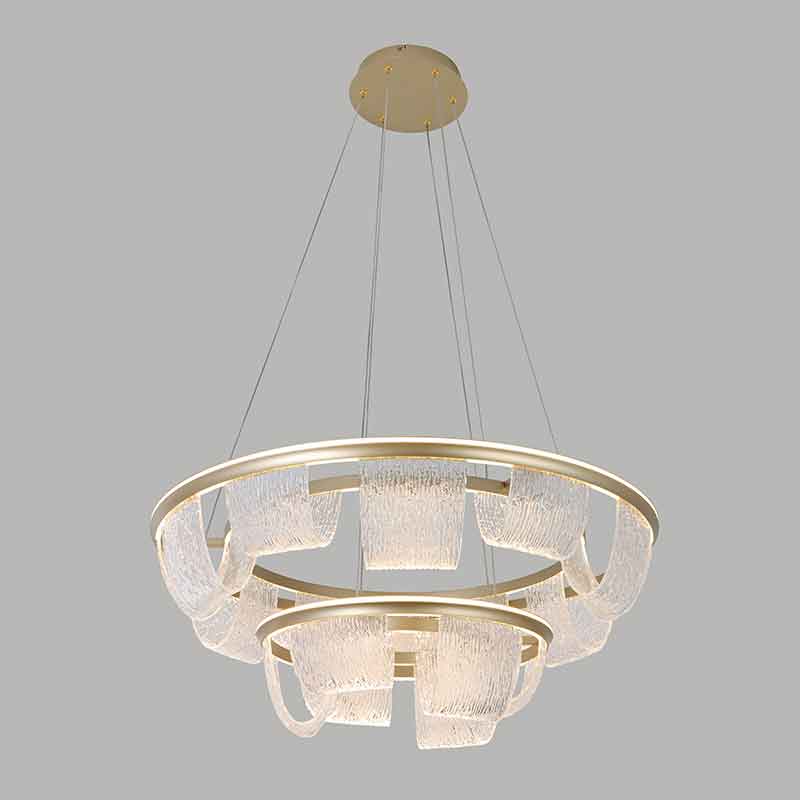Light Luxury Round Ceiling Pendant for Boutique Hotel Room AD2812-2