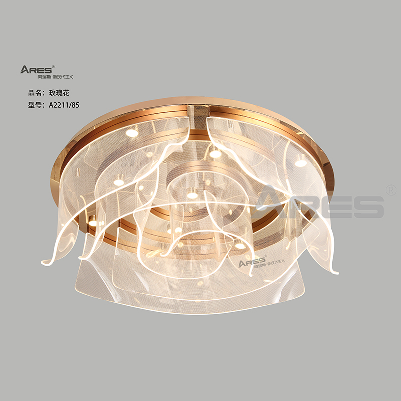 Elegant Crystal Ceiling Light for Boutique Hotel A2211