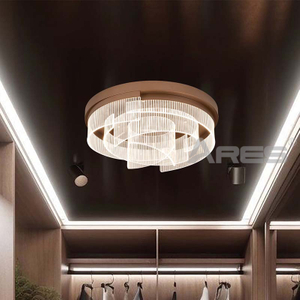 Linear Wave LED Pendant Lamp for Open Living Dining Area A2811
