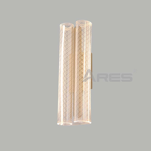 Light Luxury Bedroom Headboard Gold Wall Light Transparent Dot Acrylic Knob Master Bedroom Modern Superior Sense Wall Light B053