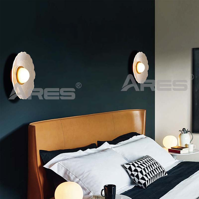 B025 Neutral White Disc Light for Modern Bedroom