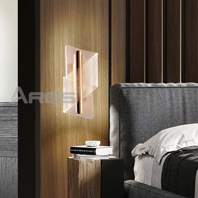 B052 Acrylic Wall Lamp for Living Room Creative Study Corridor Stair Personalized Bedroom Bedside Wall Lamps LED Light