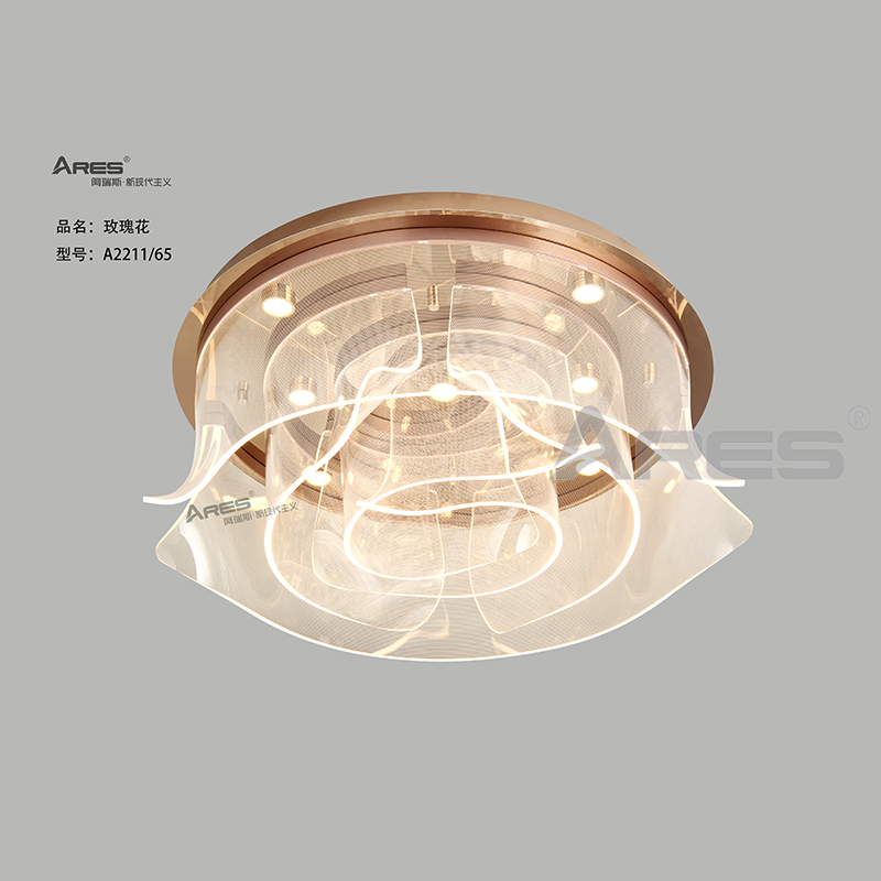 Elegant Crystal Ceiling Light for Boutique Hotel A2211