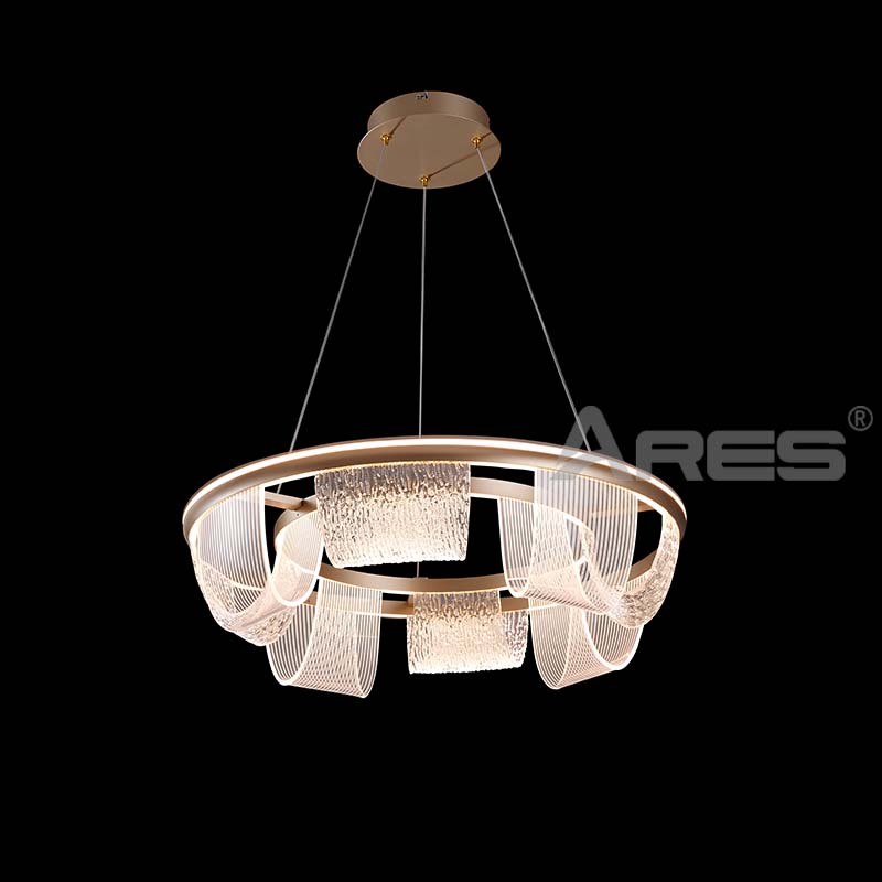 Crystal Disc Pendant Light for Luxury Bedroom Center A2812-63