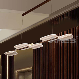 AD2908 Italian Luxury Linear Hanging Lamp for Master Bedroom